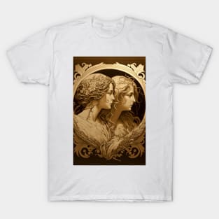 Marble Sisters - Art Nouveau T-Shirt